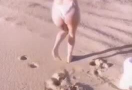 6ar6ie6 Onlyfans Leaked – Public Nude on  the beach !!!